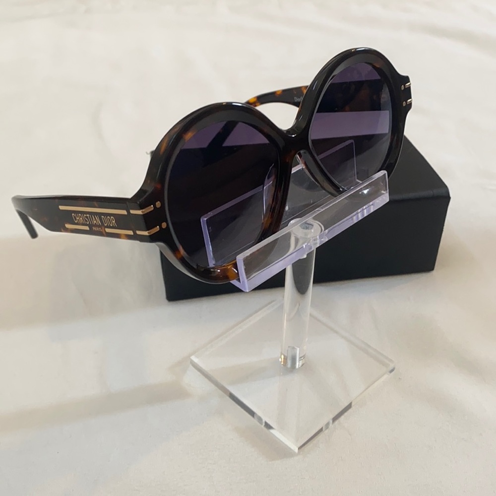 Authentic Christian Dior Signature Round Sunglasses
